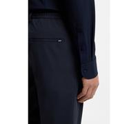 BOSS Pantalon Slim en jersey stretch lavable - Style P-GeniusJ-RDS-WG-233, 50502477 Bleu foncé 48