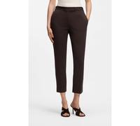 BOSS Pantalon Slim en jersey stretch - Style Tapria-Crop, 50556341 Marron foncé 40