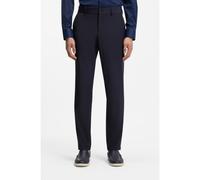 BOSS Pantalon Slim en laine mélangée lavable - Style P-Genius-CW-WG-261, 50556758 Bleu foncé 58