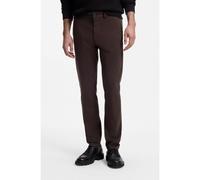 BOSS Pantalon Slim en satin stretch surteint - Style Chino_slim, 50510933 Marron foncé 34/36