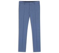 BOSS Pantalon Slim en sergé de laine vierge - Style H-Genius-B1, 50469174 bleu clair 52