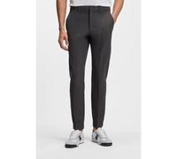 BOSS Pantalon Slim en tissu stretch déperlant - Style T_Commuter-Slim, 50534303 Gris sombre 44