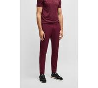 BOSS Pantalon Slim en tissu stretch déperlant - Style T_Commuter-Slim, 50534303 Rouge 56