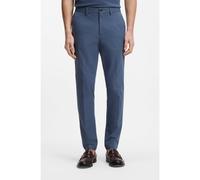 BOSS Pantalon Slim en twill de coton mélangé - Style P-Kaiton1-Zip, 50543945 Bleu 38/32
