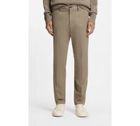 BOSS Pantalon Slim en twill de coton stretch - Style H-Kaiton1, 50563631 Brun chiné 38/32