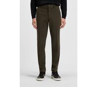 BOSS Pantalon Slim Fit en gabardine de coton stretch - Style H-Kaiton1, 50543312 Vert sombre 35/32