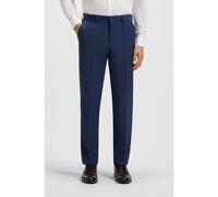 BOSS Pantalon Slim Fit en laine vierge mélangée - Style H-Genius-MM-C-224, 50482735 Bleu 28