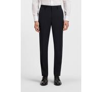 BOSS Pantalon Slim Fit en laine vierge mélangée - Style H-Genius-MM-C-224, 50482735 Bleu foncé 50C