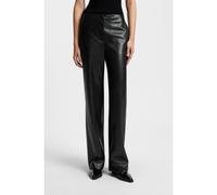 BOSS Pantalon Straight en similicuir - Style Timiras, 50549241 Noir 38