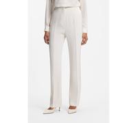 BOSS Pantalon Straight en tissu mat - Style Tanjana2, 50564487 Blanc 36