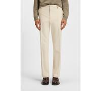 BOSS Pantalon Straight en twill de coton mélangé - Style C-Kent, 50551426 Naturel 32/32