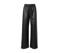 BOSS Pantalon large Relaxed en similicuir à rayures - Style Talpina, 50548123 Noir 46