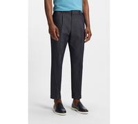 BOSS Pantalon tapered en coton mélangé parfait pour toutes les saisons - Style C-Perin-PL-253, 50546035 Bleu foncé 50