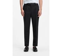 BOSS Pantalon Tapered en coton mélangé - Style H-Perin-PL-DTL-263, 50567533 Bleu foncé 58