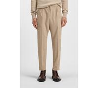 BOSS Pantalon Tapered en flanelle stretch - Style P-Prian-PL-CW-WG-243, 50527924 Beige 56