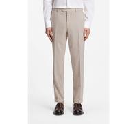 BOSS Pantalon Tapered en laine vierge et soie - Style L-Peet-Flat-253, 50566392 Beige clair 48