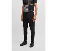 BOSS Pantalon Tapered en tissu stretch déperlant - Style T_Flex, 50534313 Noir 58