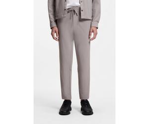 BOSS Pantalon Tapered en tissu stretch gaufré - Style TR_Basin Waffle, 50551956 Gris 54