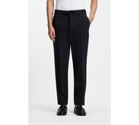 BOSS Pantalon Tapered en tissu stretch performant - Style P-Perin-JRDSWGPk261F, 50553555 Bleu foncé 46