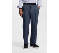 BOSS Pantalon Tapered en twill de coton stretch - Style C-Pat-DPL-261F, 50564707 Bleu 48