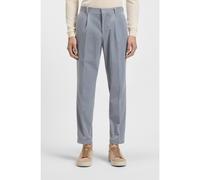 BOSS Pantalon Tapered en velours côtelé de coton stretch - Style C-Perin-PL-253, 50551574 bleu clair 58
