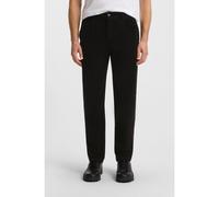 BOSS Pantalon Tapered en velours côtelé de coton stretch - Style Chino-Pleated, 50547076 Noir 36/32
