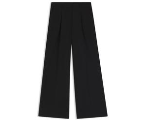 BOSS Pantalon Wide en tissu stretch - Style C_Tiwi2, 50545580 Noir 46