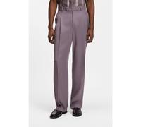 BOSS Pantalons coupe oversize en twill drapé - Style C-Pat-BB-DPL-262, 50561961 Lilas 52