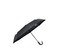 BOSS Parapluie de poche gris foncé à chevrons avec poignée en similicuir - Style Pocket umbrella Chevron Dark Grey, 58837102 Gris sombre pcs.