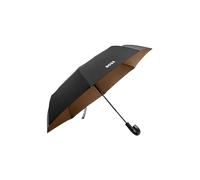 BOSS Parapluie de poche noir avec intérieur camel - Style Umbrella pocket Iconic Black, 58138542 Noir pcs.