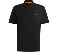 Polo BOSS Interlock manches courtes noir - M