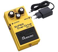 Boss Pédale de distorsion SD-1W Super Overdrive Waza Edition + bloc d'alimentation Keepdrum 9 V