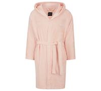 BOSS Peignoir en coton à longues fibres avec revers à logo - Style KIM-PLAIN-100S, KIM-PLAIN Rose L