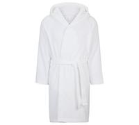 BOSS Peignoir en coton à longues fibres avec revers à logo - Style PLAIN ConcrNH XXL, KIM-PLAIN Blanc XL