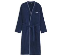 BOSS Peignoir en coton avec logo brodé - Style EDGE Galaxy Man bathrobe L, KIM-EDGE Bleu foncé L