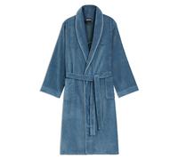 BOSS Peignoir en coton avec passepoil et logo brodé - Style TIAGO Moka Bath robe M, KIM-TIAGO Bleu L