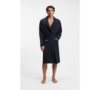 BOSS Peignoir en jersey de coton avec logo brodé - Style Robe BM, 50545943 Bleu foncé M