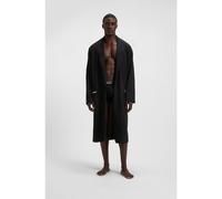 BOSS Peignoir en jersey de coton avec logo brodé - Style Robe BM, 50545943 Noir S