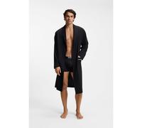 BOSS Peignoir en jersey de coton avec logo brodé - Style Robe BM, 50545943 Noir XXL
