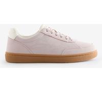 BOSS Pink Everlynn Tenn Suede Tonal Logo Trainers