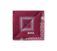 BOSS Pochette de costume à imprimé numérique - Style C-POCKET SQ.-251, 50551097 Rouge sombre pcs.