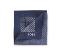 BOSS Pochette de costume en soie à imprimé numérique - Style H-POCKET SQ. ONE, 50556356 Bleu à motif pcs.