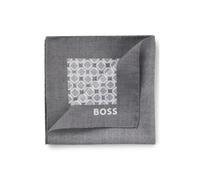 BOSS Pochette de costume en soie à imprimé numérique - Style H-POCKET SQ. ONE, 50556356 Gris à motif pcs.