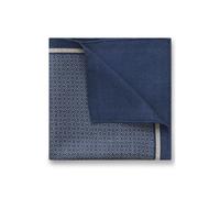 BOSS Pochette de costume en soie imprimée confectionnée en Italie - Style L-POCKET SQ CM35 253, 50551345 Bleu foncé pcs.