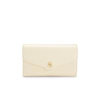 BOSS Pochette en cuir avec monogramme Double B en métal - Style BOSS BEYOND Clutch S, 50574786 Jaune clair pcs.