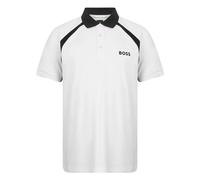 Boss - Polo Active à séchage rapide et coupe ajustée - Homme - Tops - Blanc - Taille: XL