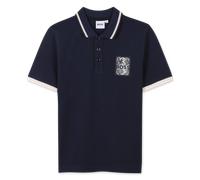 Boss - Polo Avec Étiquette Poitrine - Bleu Cargo - Garçon - 12 Ans
