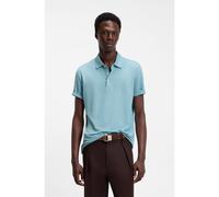 BOSS Polo BOSS BY BECKHAM en lin - Style Parris 79_DB, 50560534 bleu clair XXL