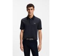 BOSS Polo BOSS x ASTON MARTIN en piqué de coton et mohair - Style C-Prout 242_AM, 50553789 Bleu foncé L