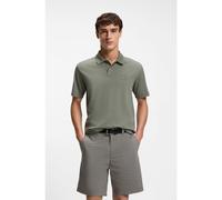 BOSS Polo coupe décontractée en coton interlock avec logo artistique - Style Pe_Techno, 50559146 Gris M